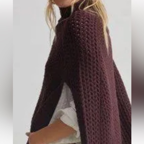 Anthropologie bell sleeved poncho - Picture 3 of 5